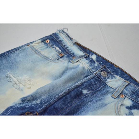 Vintage‎ 1980s Levi's Destroyed Made in USA Jean Shorts - Picture 1 of 8